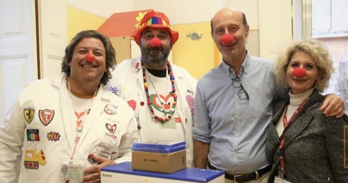 Playstation e giochi per i bambini di Pediatria al Policlinico Umberto I